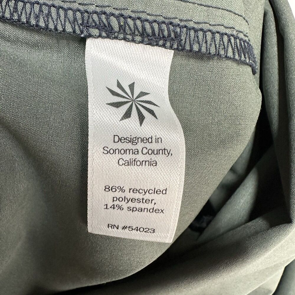 Athleta Ikat Sleeveless Jumpsuit Athletic Athleisure Jogger Navy Print Sz 12 - Picture 8 of 12